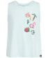 ფოტო #6 პროდუქტის Big Girls Sleeveless Cotton Logo Graphic T-Shirt