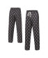 Фото #1 товара Women's Black Las Vegas Raiders Gauge Allover Print Sleep Pants