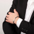 Фото #2 товара Men´s black leather bracelet Moody SQH23