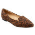 Фото #3 товара Trotters Harlowe T1707-925 Womens Brown Extra Wide Leather Loafer Flats Shoes