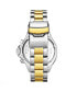 ფოტო #3 პროდუქტის Men's Chronograph Watch, Silver Case, Gold Toned Bezel, Grey Dial TT Silver And Gold Stainless Steel Bracelet