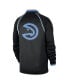 ფოტო #3 პროდუქტის Men's Black Atlanta Hawks 2023/24 City Edition Authentic Showtime Performance Raglan Full-Zip Jacket