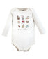 ფოტო #3 პროდუქტის Baby Girls Cotton Long-Sleeve Bodysuits, Sweet Bakery, 5-Pack