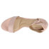 Фото #4 товара CL by Laundry Jolly Rhinestone Block Heels Ankle Strap Womens Pink Dress Sandal
