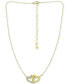 Фото #3 товара Giani Bernini cubic Zirconia Intertwined Hearts 16" Pendant Necklace, Created for Macy's