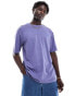 Фото #2 товара ONLY & SONS relaxed fit t-shirt with retro future back print in washed purple