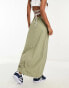 Фото #3 товара Vero Moda cargo midi skirt in stone