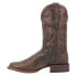 Фото #3 товара Dan Post Boots Clyde Smooth Ostrich Round Toe Cowboy Mens Brown Casual Boots DP
