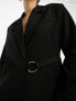 NA-KD – Blazer in Schwarz mit Ringdetail, Kombiteil