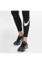 Фото #5 товара Sportswear Essential Mid-rise Swossh Kadın Siyah Tayt