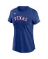 Фото #2 товара Women's Marcus Semien Royal Texas Rangers 2023 World Series Champions Name and Number T-shirt