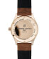 ფოტო #3 პროდუქტის Men's Swiss Automatic Classic Index Brown Leather Strap Watch 40mm