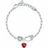 Romantic steel bracelet Heart Drops SCZ1323