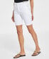 Фото #4 товара Women's High-Rise Denim Bermuda Shorts, Created for Macy's