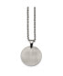 Фото #3 товара Chisel brushed Reversible Round 2mm Dog Tag Ball Chain Necklace