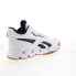 Reebok Zig Encore Mens White Synthetic Lace Up Lifestyle Sneakers Shoes