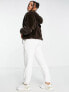 Фото #5 товара ellesse coffee pack faux fur hoodie in brown