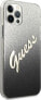 Guess Etui Guess GUHCP12MPCUGLSBK Apple iPhone 12/12 Pro czarny/black hardcase Glitter Gradient Script