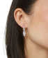 ფოტო #3 პროდუქტის Rhodium-Plated Cubic Zirconia Drop Earrings, Created for Macy's