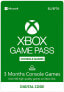 Фото #1 товара Microsoft Xbox Game Pass - 3 month(s)