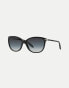 Ralph Ra5160 Cat Eye Sunglasses in Black with Grey lens