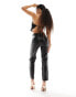 Фото #4 товара Only Petite Emily faux leather ankle trousers in black