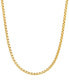 Фото #1 товара Macy's round Box Chain 22" Strand Necklace (3-3/4mm) in 10k Gold