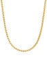 ფოტო #1 პროდუქტის Round Box Chain 22" Strand Necklace (3-3/4mm) in 10k Gold