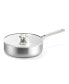 Фото #1 товара Mira Tri-Ply Stainless Steel 11" Saute Pan with Lid