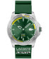 Фото #1 товара Часы и аксессуары Lacoste Наручные часы мужские с зеленым силиконовым ремешком 46 мм