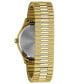 ფოტო #3 პროდუქტის Men's Gold-Tone Stainless Steel Bracelet Watch 40mm