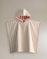 Фото #4 товара Children's striped beach poncho