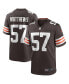 Фото #4 товара Men's Clay Matthews Brown Cleveland Browns Game Retired Player Jersey