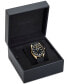 Часы Versace Swiss Black Leather Strap Watch