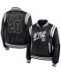 ფოტო #1 პროდუქტის Women's Black Shield Merchandise Bomber Full-Zip Jacket