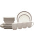 Colorwave Curve 16-Pc. Dinnerware Set, Service for 4