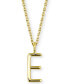 Sarah Chloe amelia Initial 16" Pendant Necklace in 14K Gold