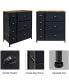 Фото #4 товара 7 Drawer Chest Dresser with Wood Top