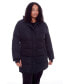 Фото #2 товара Women's Plus Size - Aulavik Plus | Mid-Length Hooded Parka Coat
