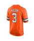 Фото #2 товара Men's Russell Wilson Orange Denver Broncos Alternate Game Jersey