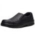 ფოტო #1 პროდუქტის Arbete Mens Work Shoes Slip Resistant Real Leather Slip-On Loafers