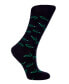 ფოტო #1 პროდუქტის Women's Alligator W-Cotton Novelty Crew Socks with Seamless Toe Design, Pack of 1