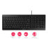 Фото #3 товара Cherry STREAM - Full-size (100%) - USB - Mechanical - QWERTZ - Black