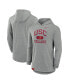 Фото #1 товара Men's Heather Gray USC Trojans Blitz Hoodie Long Sleeve T-Shirt