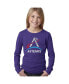 NASA Artemis Logo - Girl's Child Word Art Long Sleeve T-Shirt