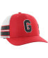 Фото #2 товара Men's Red Distressed Georgia Bulldogs Straight Eight Adjustable Trucker Hat