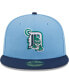 Фото #3 товара Men's Light Blue, Navy Detroit Tigers Green Undervisor 59FIFTY Fitted Hat