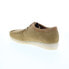 Фото #11 товара Clarks Wallabee 26166241 Mens Beige Suede Oxfords & Lace Ups Casual Shoes