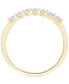 ფოტო #4 პროდუქტის Diamond Wedding Band (1/3 ct. t.w.) in 14k Gold