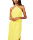 Фото #4 товара Women's Asymmetrical Slit Halter Maxi Dress
